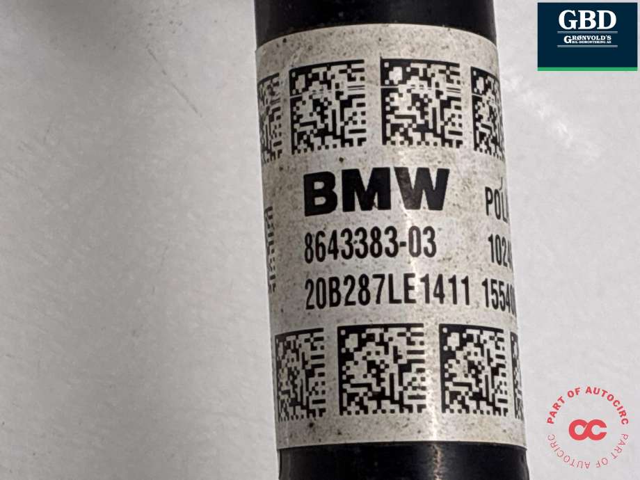 Drivaksel venstre foran, bensin/automat til BMW X1 2015-2022 (F48) (F48) (31 60 5 A2E 013|8643383-03|)