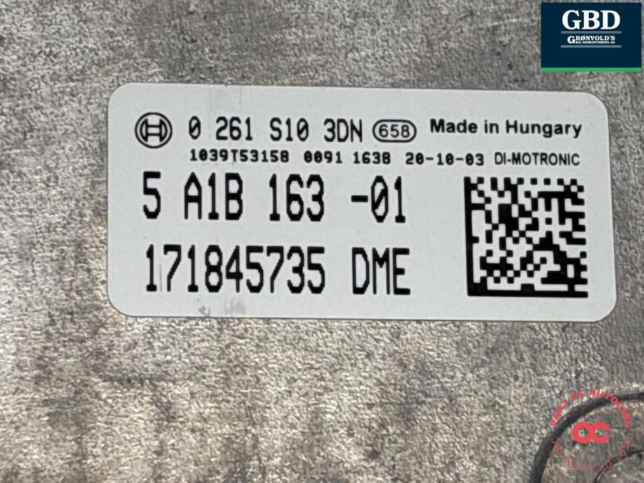 Styreenhet motor til BMW X1 2015-2022 (F48) (F48) (12 14 9 797 900|12 14 5 A1B 163|)