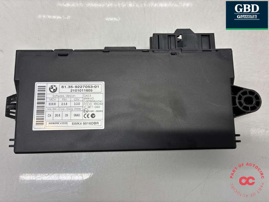 Styreenhet diverse til BMW 5-Serie, 2003-2010 (E60/E61) (E60/E61) (61.35-9227053-01)