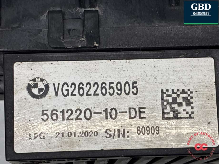 Høyttaler motorlyd, AVAS (Acoustic Vehicle Alerting System) til BMW 3-Serie 2018-->> (G20) (G20) (65 12 2 622 659|561220-10-DE|VG262265905)