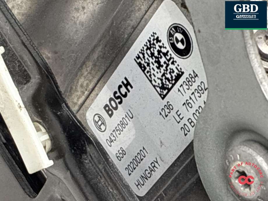 Inverter hybrid til BMW 3-Serie 2018-->> (G20) (G20) (12 36 5 B32 B85|043750801U|)