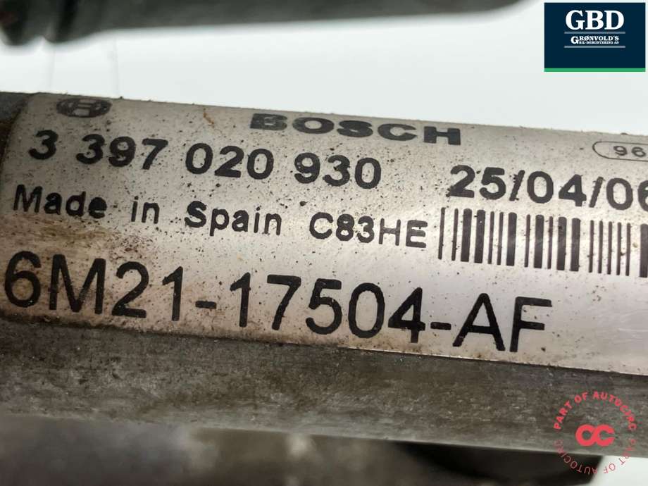 Viskermotor foran venstre til Ford S-Max 2006-2010 (Type I, Fase 1) (1729621|6M21-17504-AM|6M21-17504-AF)