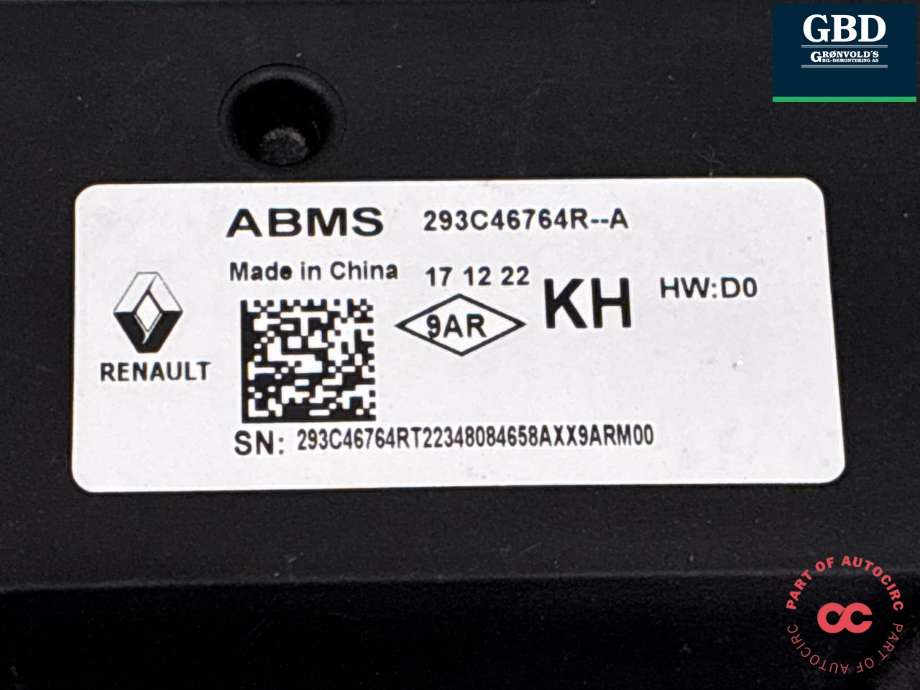 Styreenhet batteri til Nissan Ariya 2022-->> (293C4676R-A|)