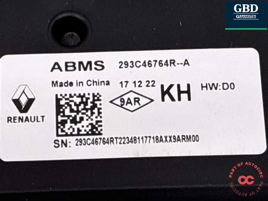 Styreenhet batteri til Nissan Ariya 2022-->> (293C4676R-A|)