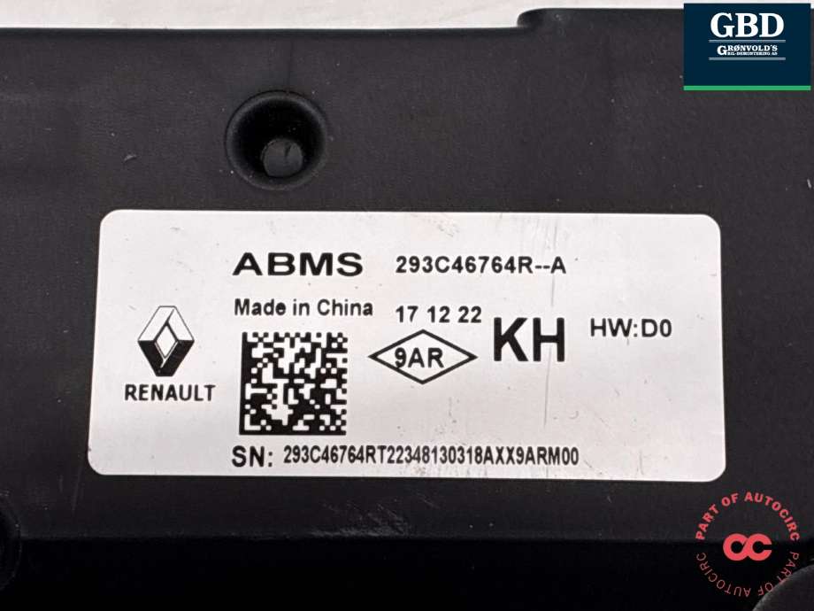 Styreenhet batteri til Nissan Ariya 2022-->> (293C4676R-A|)