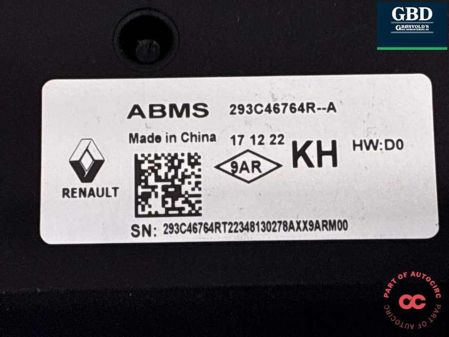Styreenhet batteri til Nissan Ariya 2022-->> (293C4676R-A|)