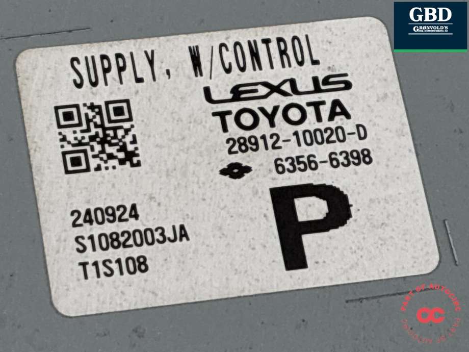 Styreenhet diverse til Toyota bZ4X 2022-->> (2891210020|28912-10020-D|)