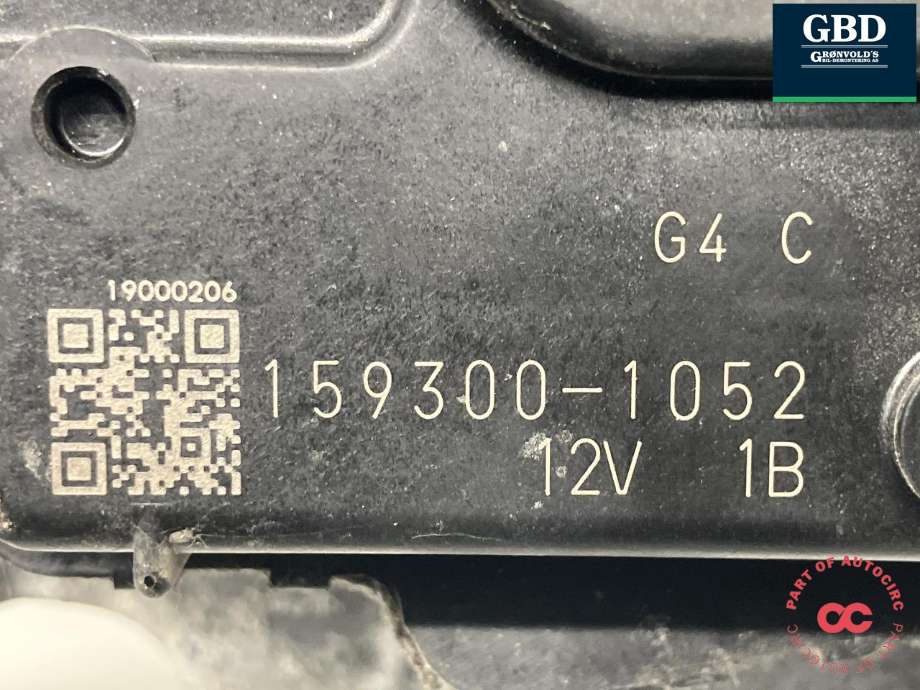 Viskermotor frontrute komplett m/overføring til Mitsubishi Outlander 2010-2012 (Type II, Fase 2) (8251A105|159300-1052|)
