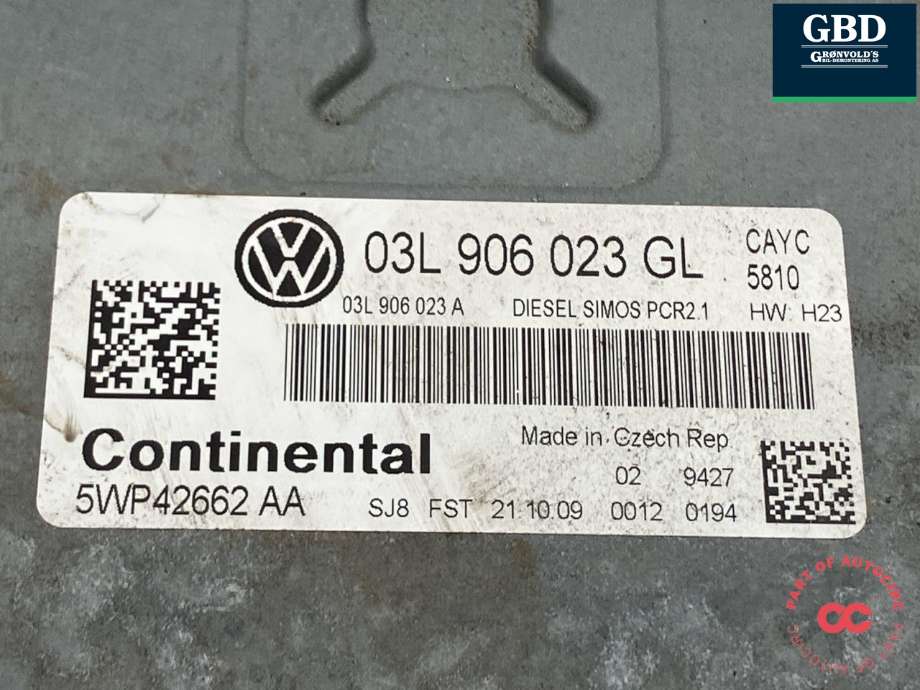 Styreenhet motor til VW Passat 2005-2010 (B6) (B6) (03L 906 023 GL|)