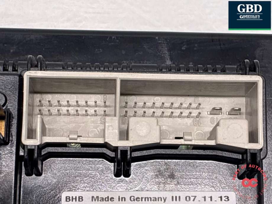 Varmeapparat betjening til VW Amarok 2010-2016 (Type I, Fase 1)  (2H0 907 040 E  ZJU|2H0 907 047 E|)