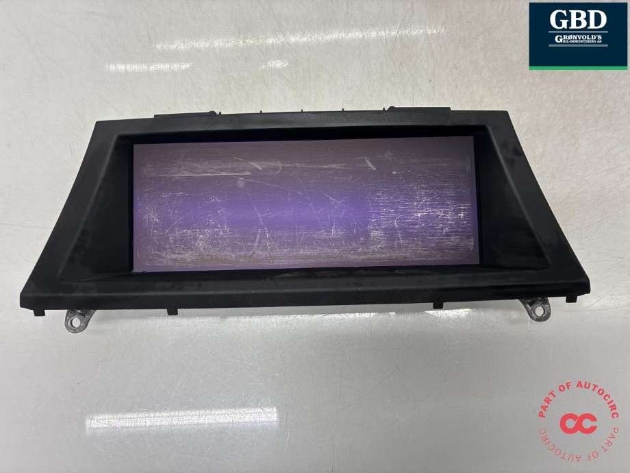 Bilstereo navigasjon skjerm til BMW X5, 2007-2013 (E70) (E70) (65 50 9 289 580)