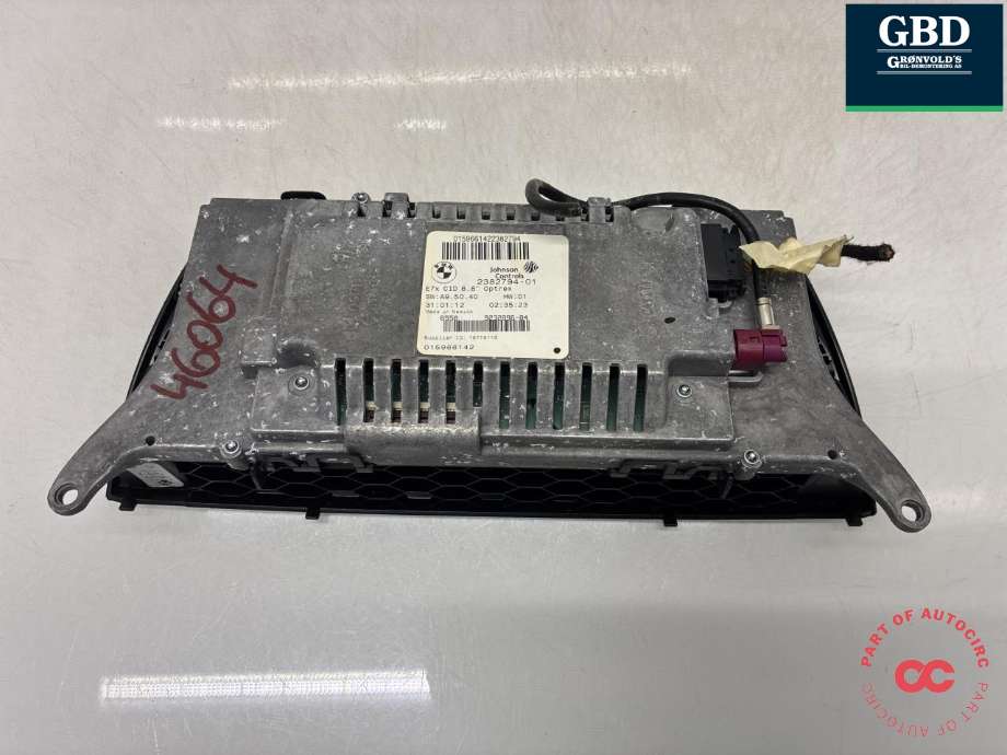 Bilstereo navigasjon skjerm til BMW X5 2007-2013 (E70) (E70) (65 50 9 289 580|65 50 9 194 064|)