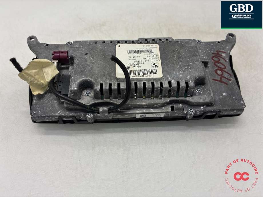Bilstereo navigasjon skjerm til BMW X5 2007-2013 (E70) (E70) (65 50 9 289 580|65 50 9 194 064|)