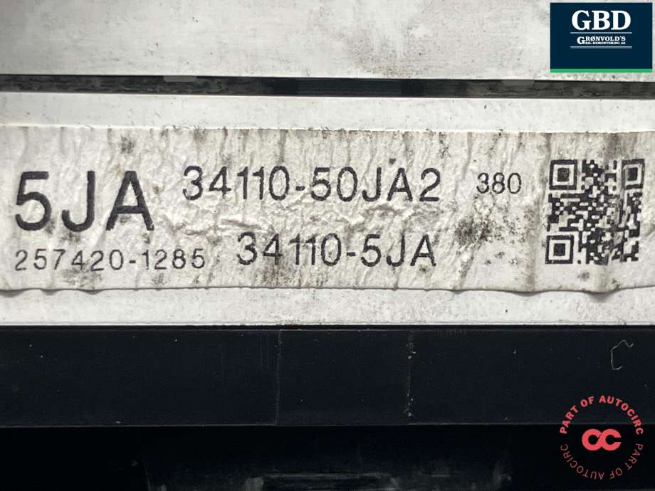 Instrumentpanel til Suzuki Grand Vitara, XL-7 2001-2007 (3410054J02|34110-50JA2|257420-1285)
