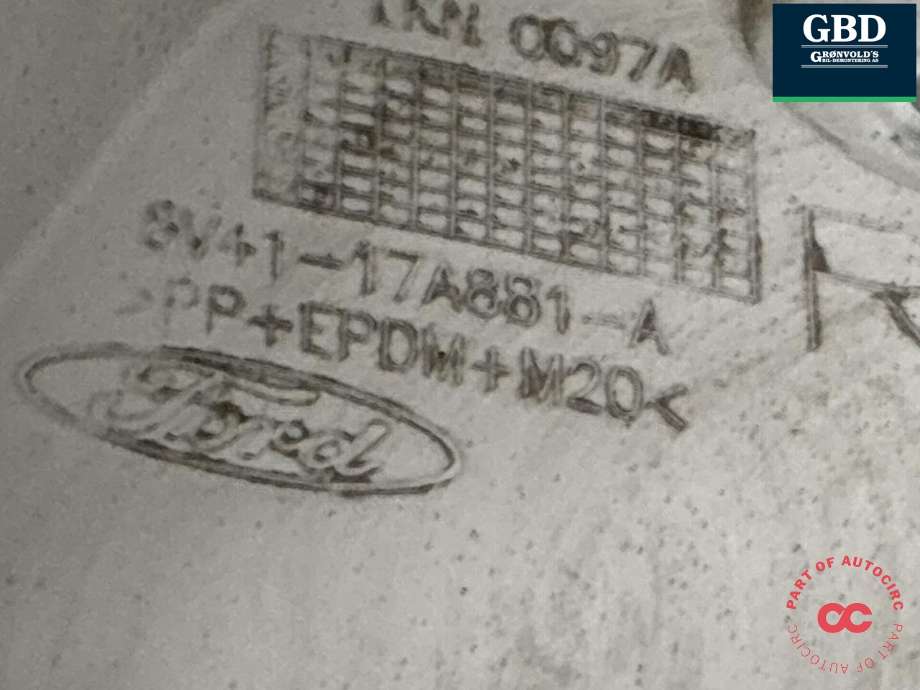 Støtfanger bak feste til Ford Kuga 2008-2012 (Type I)  (1712108|8V41-17E851-AE|)