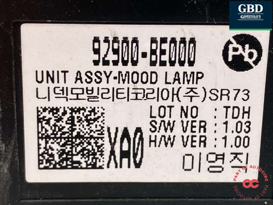 Styreenhet diverse til Hyundai Kona 2024-->> (Type II) (92900-BE000|)