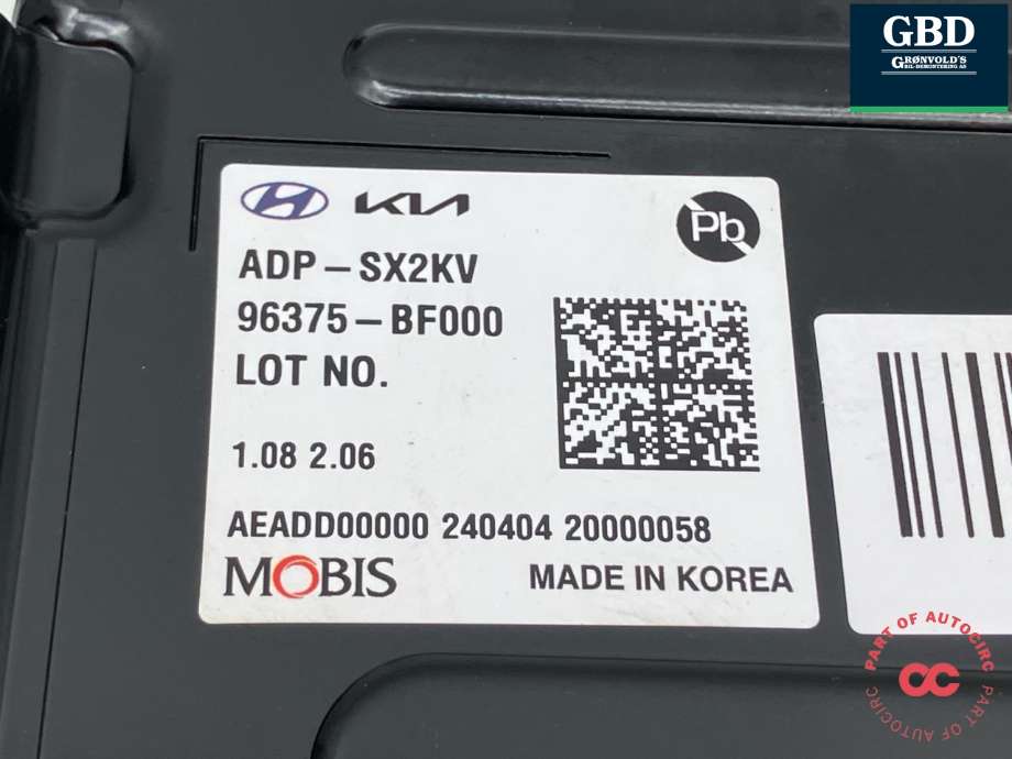 Styreenhet diverse til Hyundai Kona 2024-->> (Type II) (96375-BF000|)