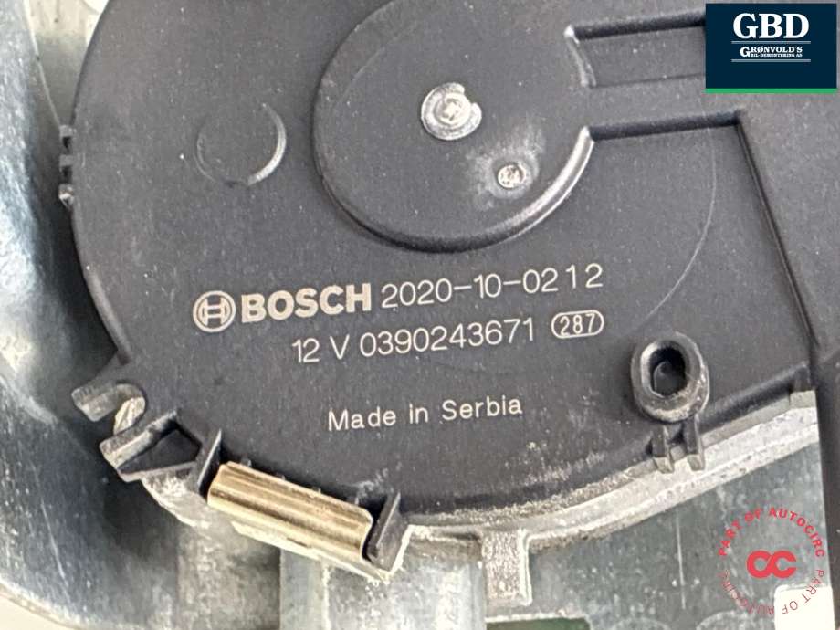 Viskermotor frontrute komplett m/overføring til BMW X1 2015-2022 (F48) (F48) (61 61 5 A36 E69|3 397 022 078|7350657-10)