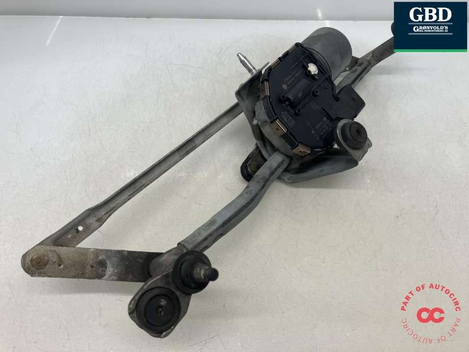 Viskermotor frontrute komplett m/overføring til VW Caddy 2010-2015 (Type III, Fase 2)  (BOSCH|2K1 955 023 J|1T1 955 023 A|1T1 955 119 A)
