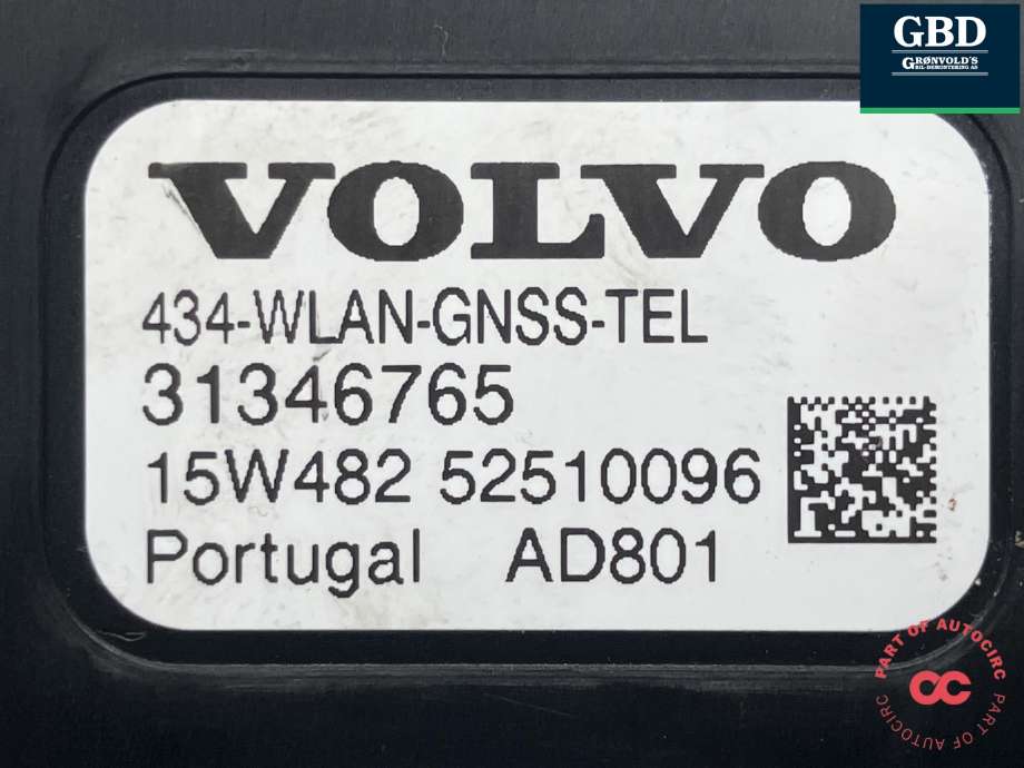 Antenne navigasjon til Volvo XC90 2015-2025 (Type II) (31346765|15W482|52510096)