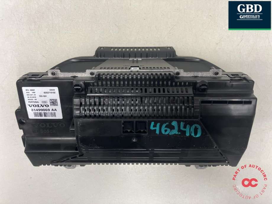 Instrumentpanel til Volvo XC90 2015-2025 (Type II) (36051308|31499069|)