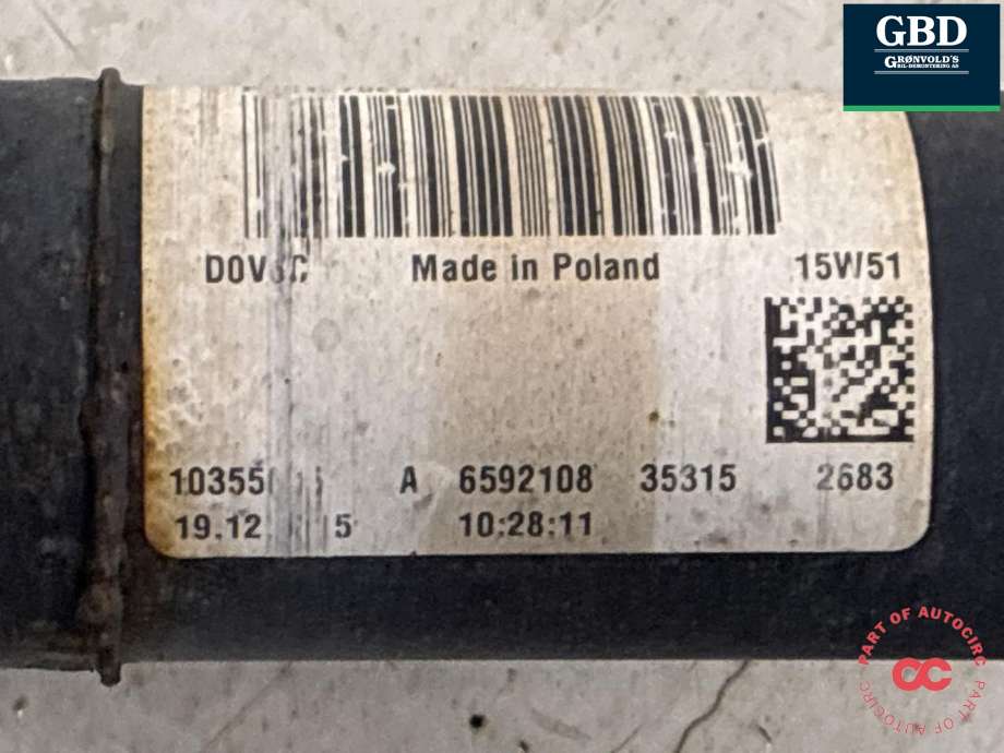 Mellomaksel til Volvo XC90 2015-2025 (Type II) (31492479|6592108|)