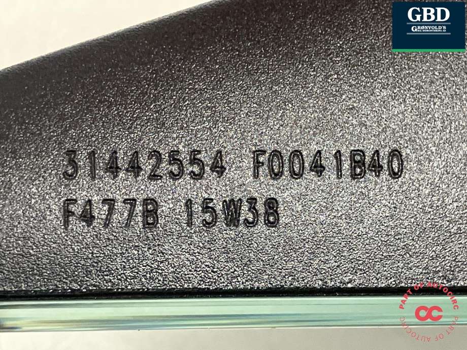 Speil innvendig til Volvo XC90 2015-2025 (Type II)  (31442554|F0041B40|)