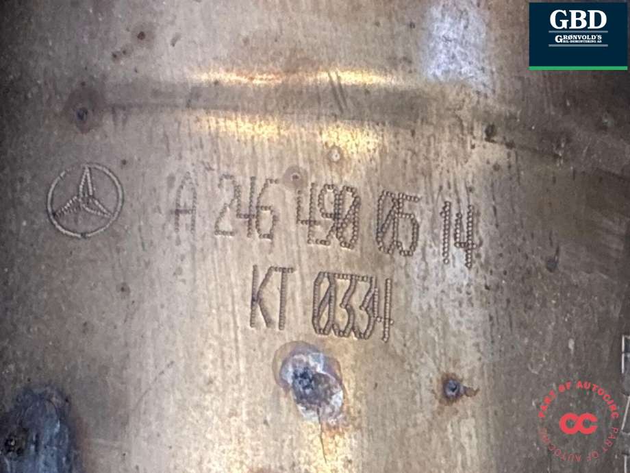 Katalysator til Mercedes A-Klasse 2012-2018 (W176) (W176) (A 246 490 07 10|A2464900514|)