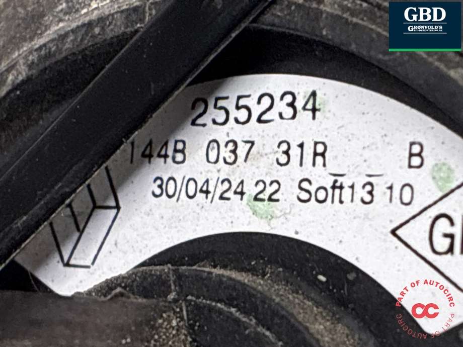 Sirkulasjonspumpe til Renault Zoe 2013-2019 (Fase 1) (144B03731R|)
