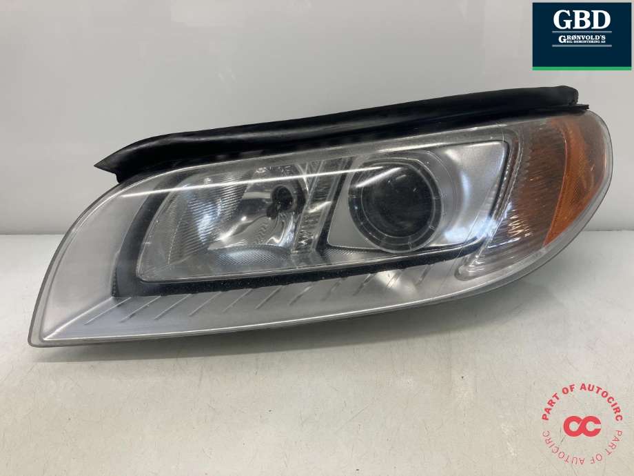 Frontlykt venstre xenon til Volvo V70 2007-2013 (Type III, Fase 1) (31214415|31214347|)