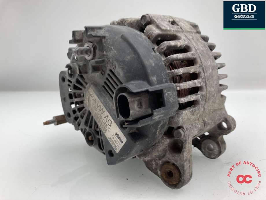 Dynamo diesel til VW Caddy 2004-2010 (Type III, Fase 1)  (06F 903 023 F|06F 903 023 FX .06F 903 023 HX|JZW 903 021 QX)