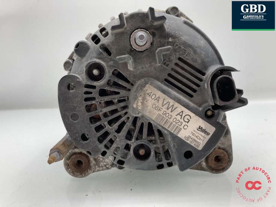 Dynamo diesel til VW Caddy 2004-2010 (Type III, Fase 1)  (06F 903 023 F|06F 903 023 FX .06F 903 023 HX|JZW 903 021 QX)