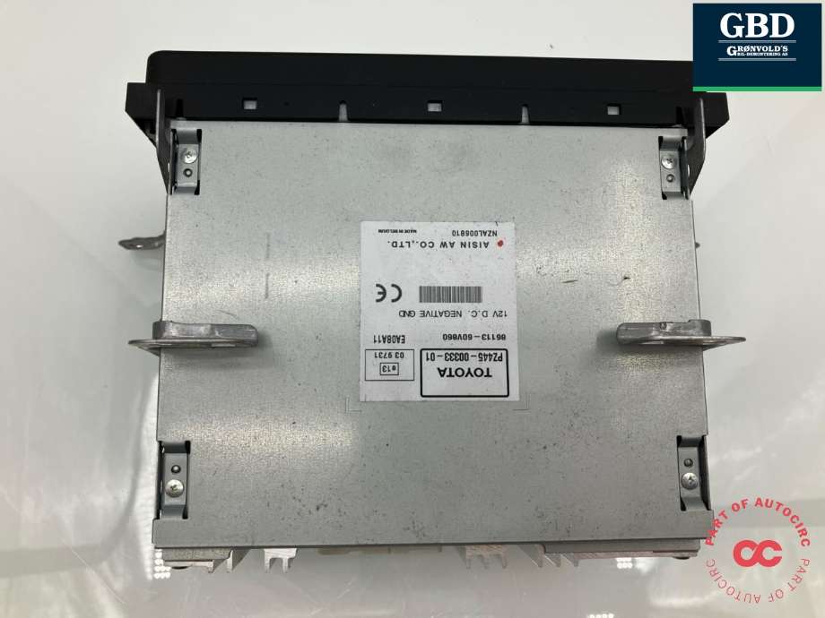 Bilstereo til Toyota Avensis 2009-2015 (Type III, Fase 1)  (8612005151|86113-60V860|)