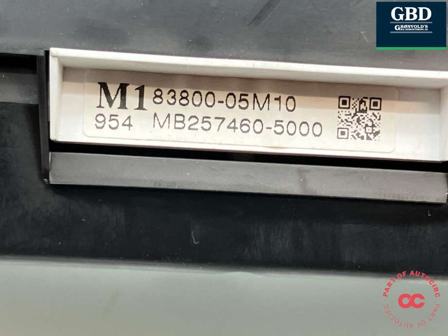 Instrumentpanel til Toyota Avensis 2009-2015 (Type III, Fase 1) (8380005M10|)