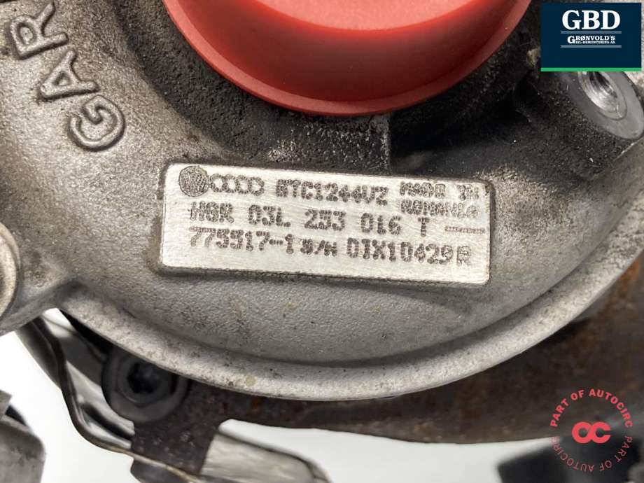 Turbo til Škoda Octavia 2009-2013 (Type II, Fase 2) (03L 253 016 T|03L 253 016 TX|)