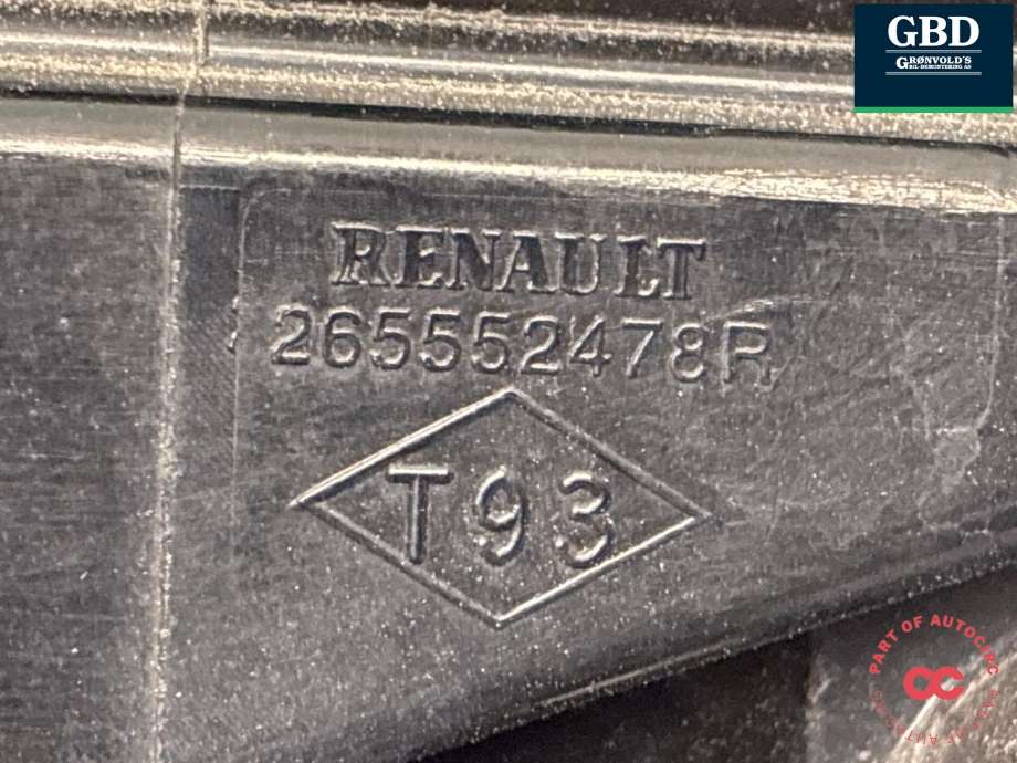 Baklykt venstre ytre til Renault Kadjar 2015-->> (26 55 524 78R|)