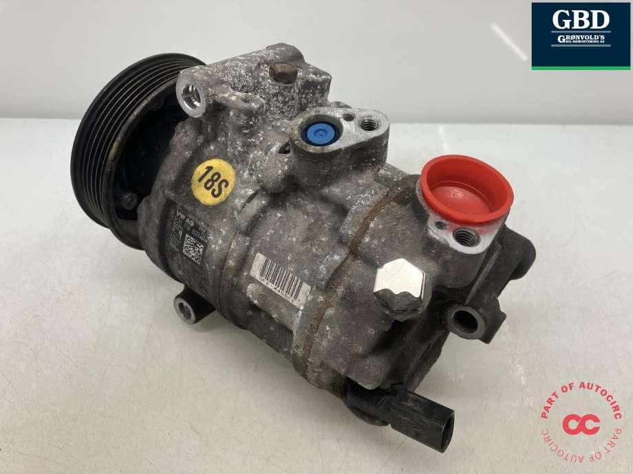 Aircondition kompressor til VW Golf VII 2012-2017 (Fase 1) (DENSO|5Q0 816 803 D|5Q0 816 803|GE447150-6913)