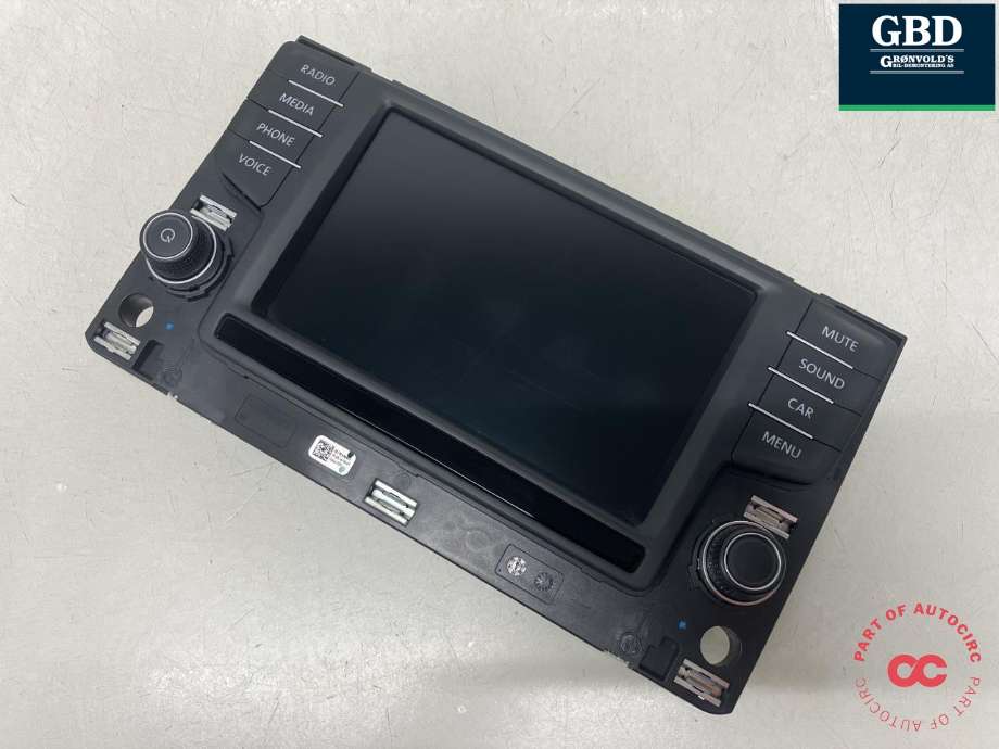 Bilstereo navigasjon skjerm til VW Golf VII, 2012-2017 (Fase 1)  (3G0 919 605 B)