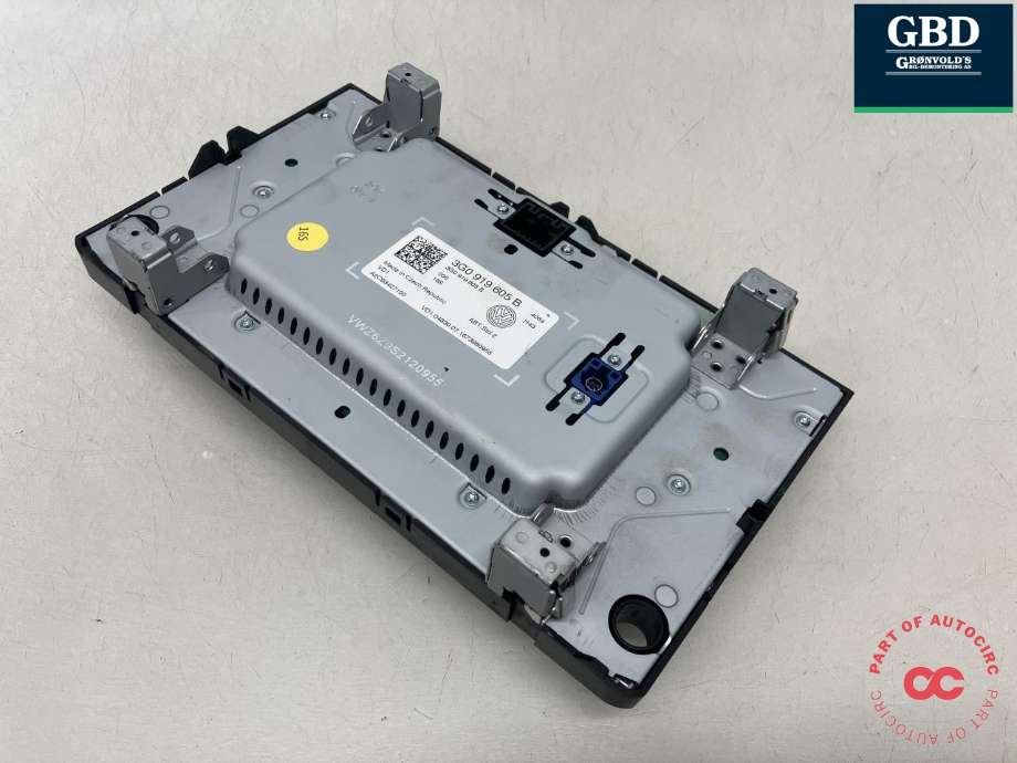 Bilstereo navigasjon skjerm til VW Golf VII 2012-2017 (Fase 1) (3G0 919 605 B|A2C93427100|)