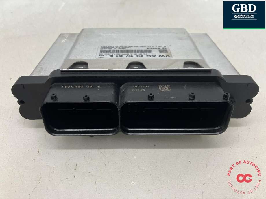 Styreenhet motor til VW Golf VII 2012-2017 (Fase 1) (BOSCH|04E 906 027 GR|04E 907 309 BL|0 261 S12 606)