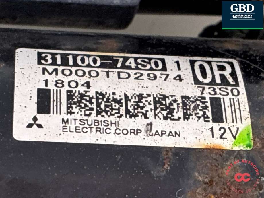 Starter til Suzuki Vitara 2015-->> (Type IV)  (31100-74S01|)