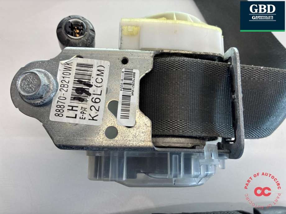 Sikkerhetsbelte foran venstre til Hyundai Santa Fe 2006-2009 (Type II, Fase 1) (888702B210WK|)