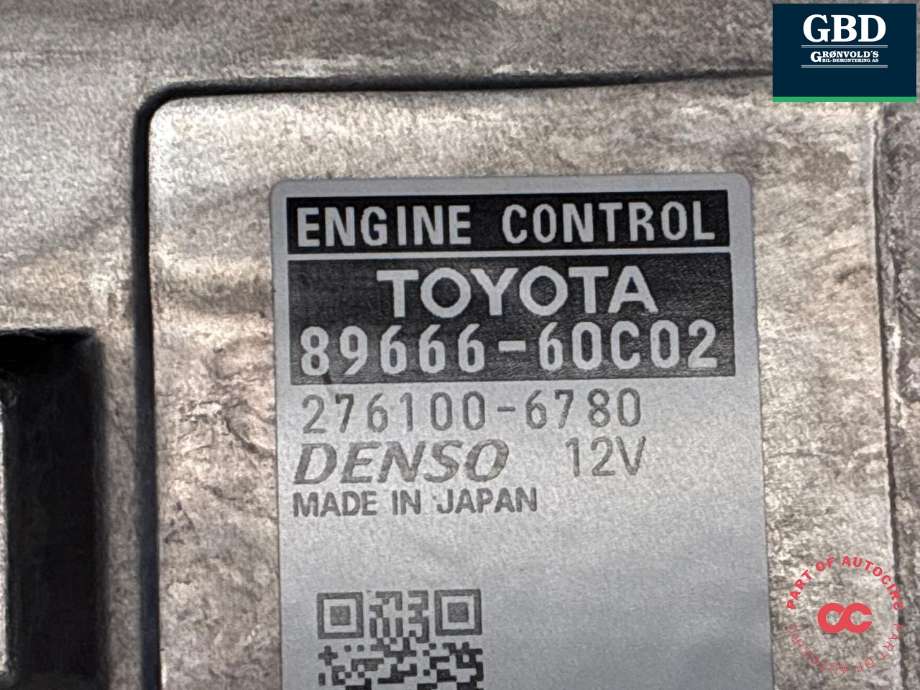 Styreenhet motor til Toyota Land Cruiser 150 2014-->> (Fase 2) (8966660C03|89666-60C02|)