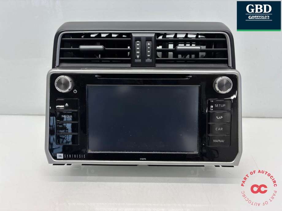 Bilstereo navigasjon til Toyota Land Cruiser 150 2014-->> (Fase 2) (8614060B60|)