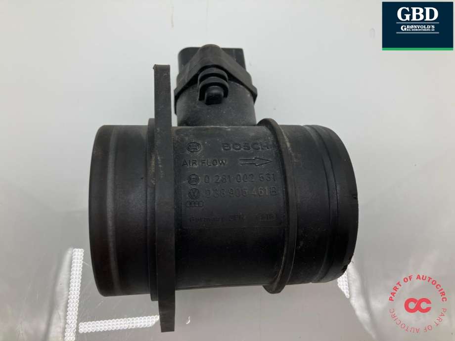 Luftmengde/luftmassemåler til VW Caddy 2004-2010 (Type III, Fase 1) (038 906 461 B|0 281 002 531|0 38906 461B)