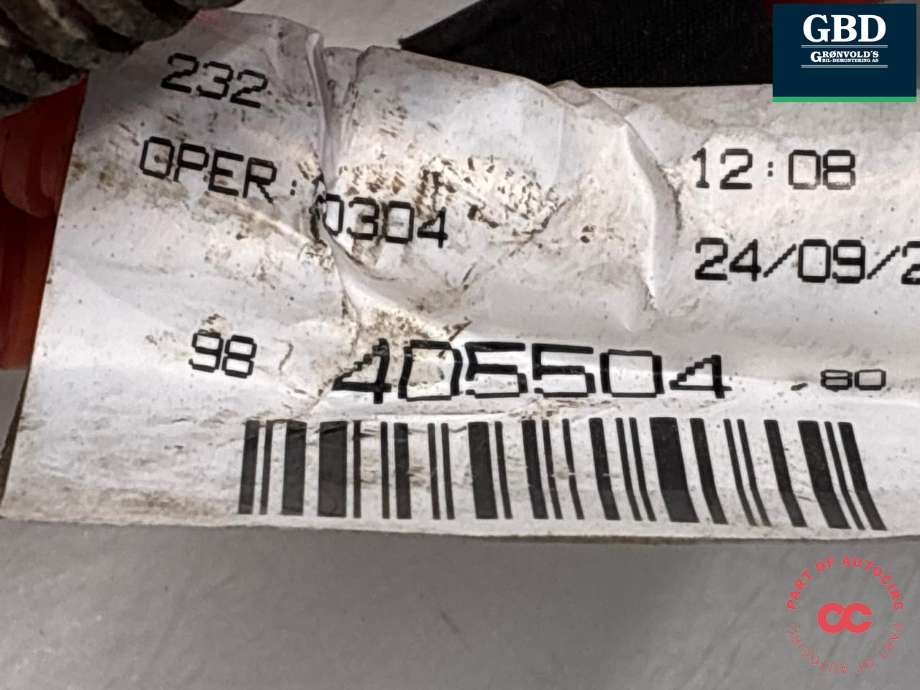Kabel høy volt (HV) elbil til Opel Mokka E 2020-->> (Type II)  (98 405 504 80|984055048000|)