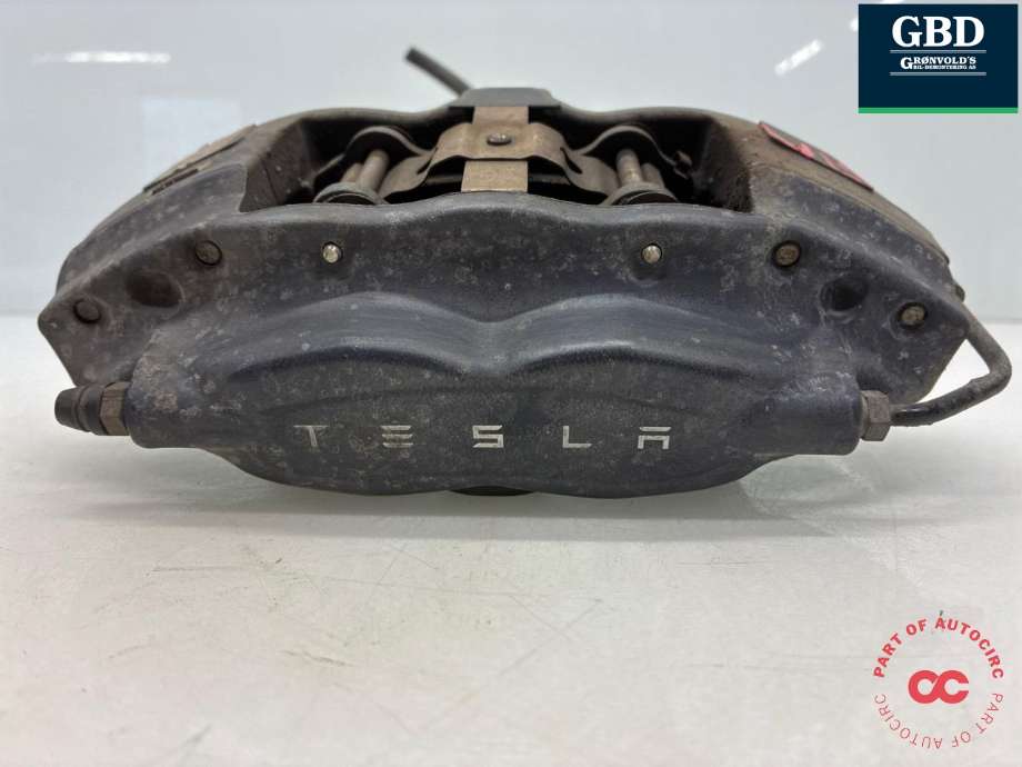 Bremsecaliper venstre bak til Tesla Model X 2016-->> (1027643-00-A|1007888-00-B|)