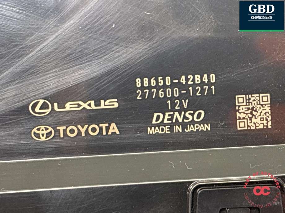 Styreenhet klima/aircondition til Toyota bZ4X 2022-->> (8865042B40|)