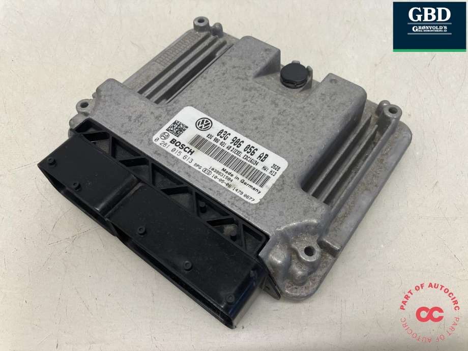 Styreenhet motor til VW Caddy, 2004-2010 (Type III, Fase 1)  (BOSCH|03G 906 056 AB)