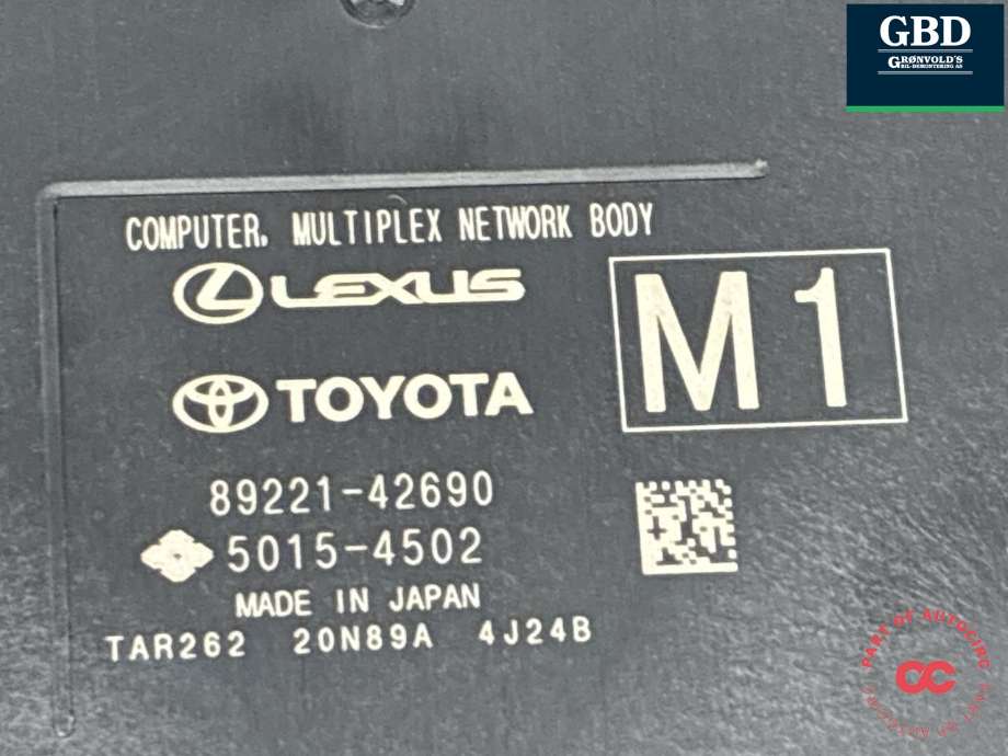 Styreenhet diverse til Toyota bZ4X 2022-->> (892H042K80|89221-42690|)